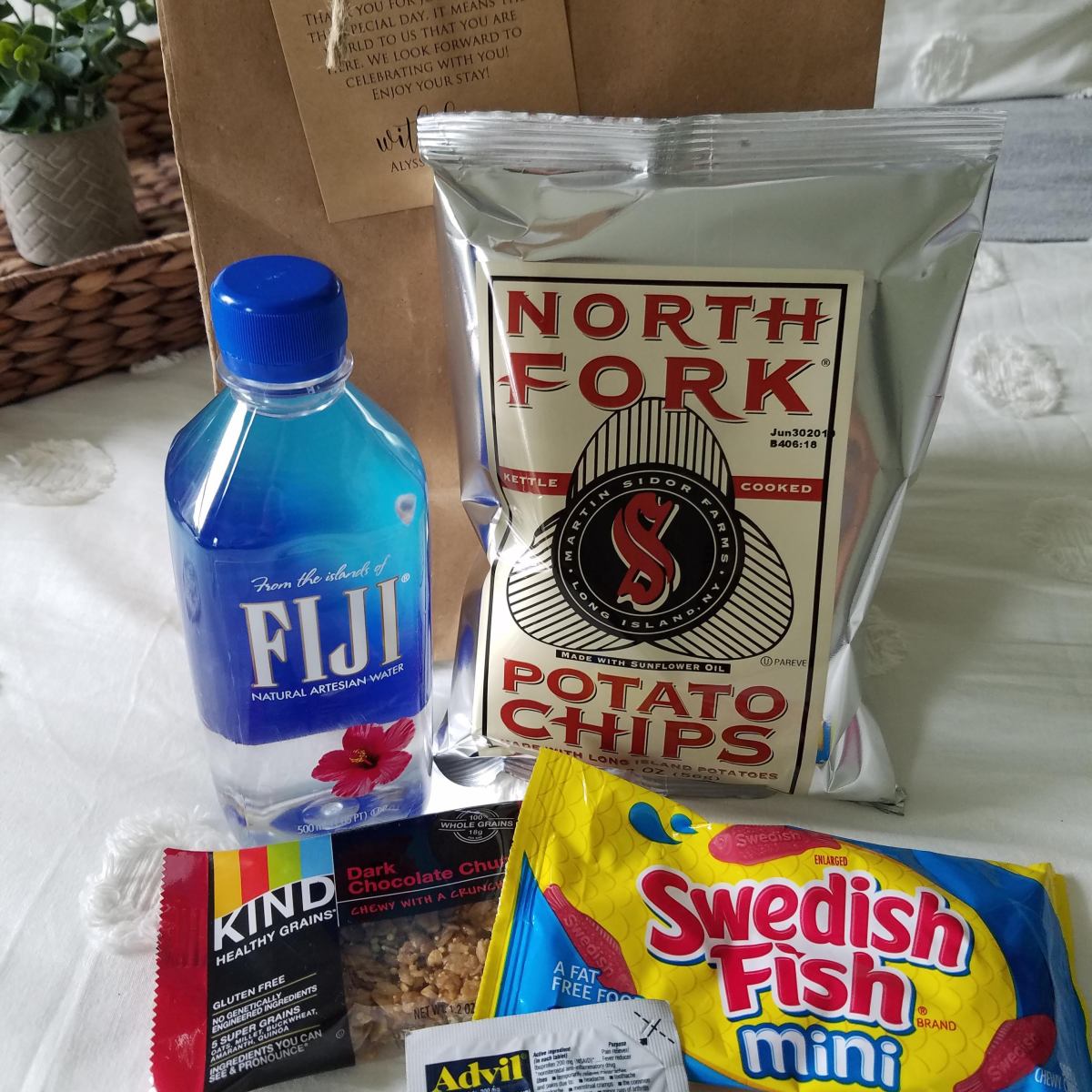 Wedding Welcome Bags with North Fork Potato&nbsp;Chips