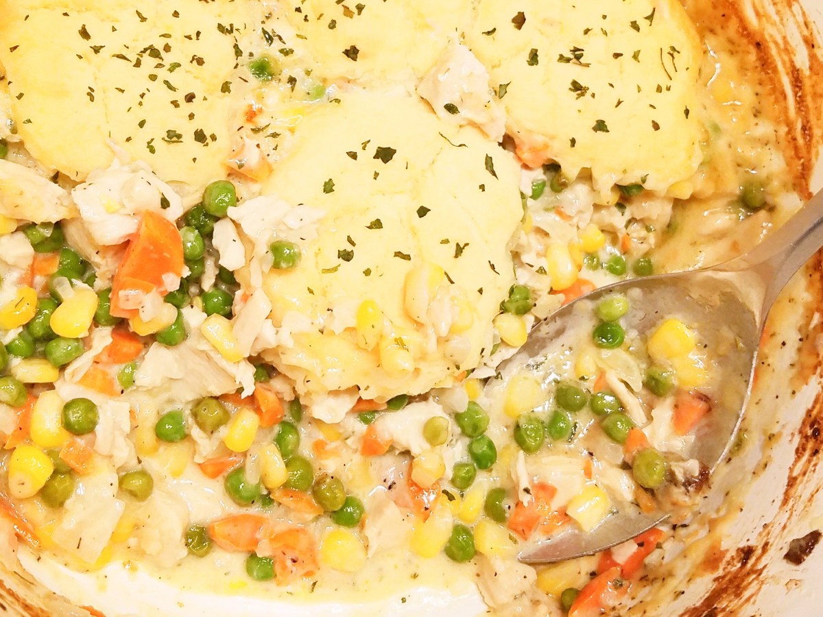 Chicken Pot Pie with Gluten-Free Biscuit&nbsp;Topping