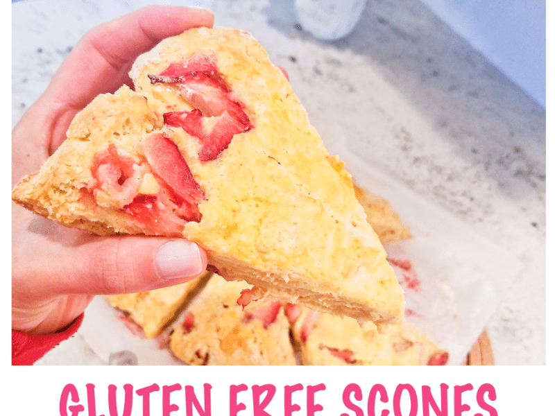 Gluten Free Strawberry&nbsp;Scones