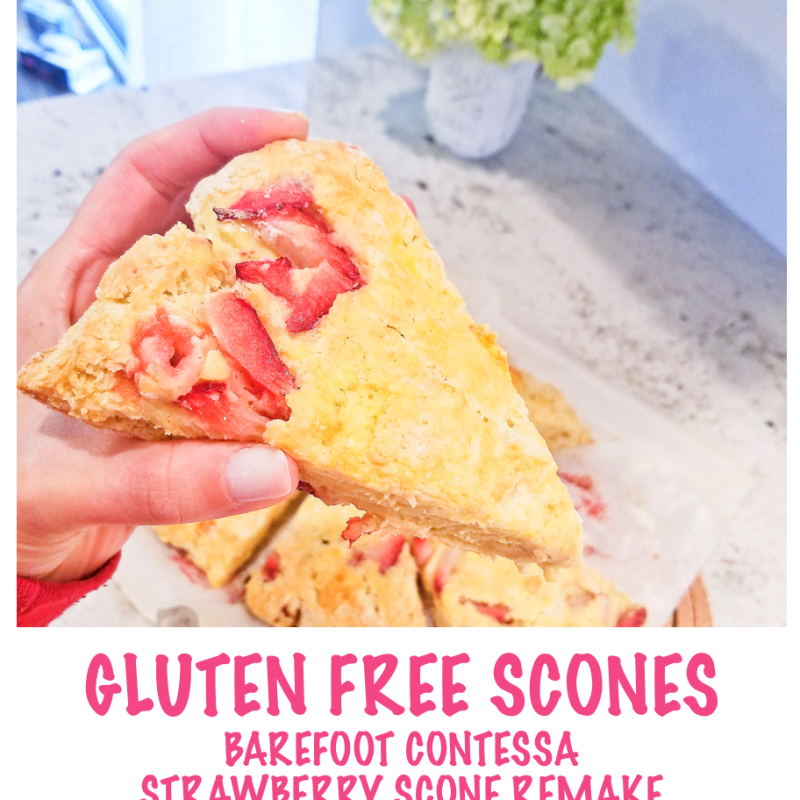 Gluten Free Strawberry&nbsp;Scones