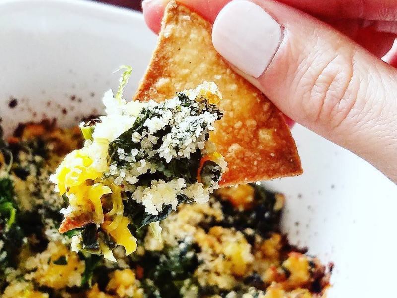 Spinach and Butternut Squash&nbsp;Tart