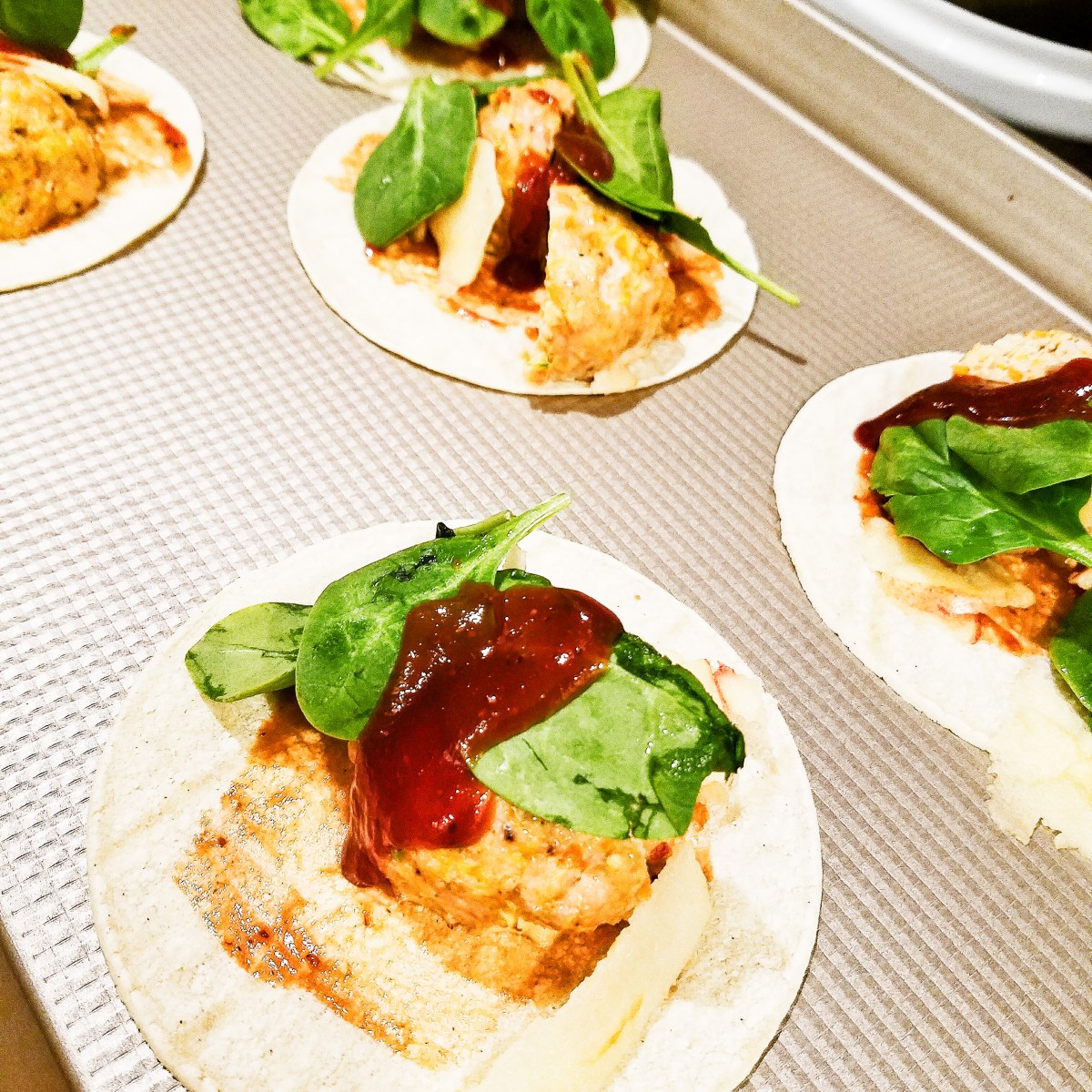 BBQ Chicken Meatball&nbsp;Tacos